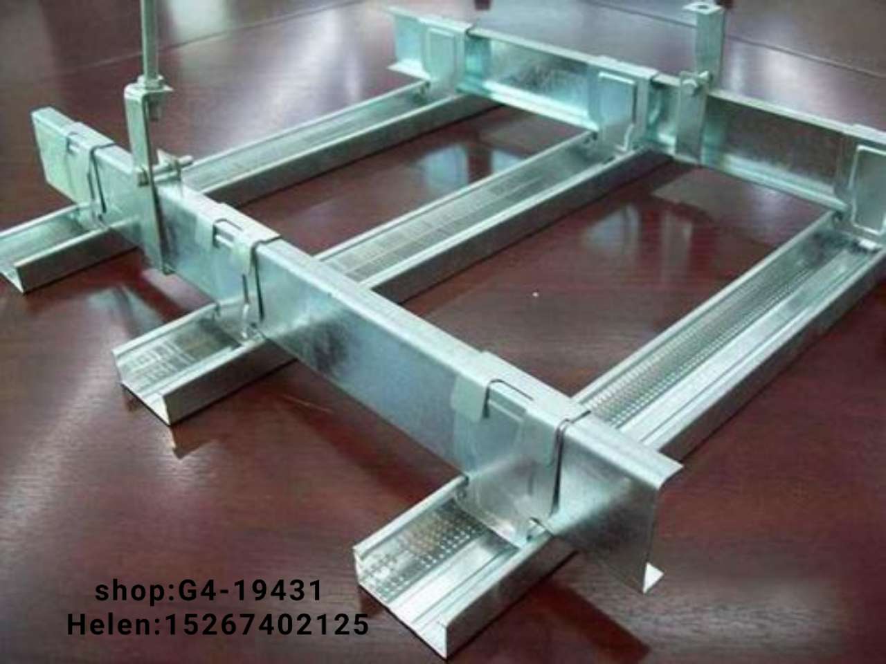轻钢龙骨 吊顶龙骨 主龙骨 镀锌轻钢龙骨 龙骨配件 装修详情3