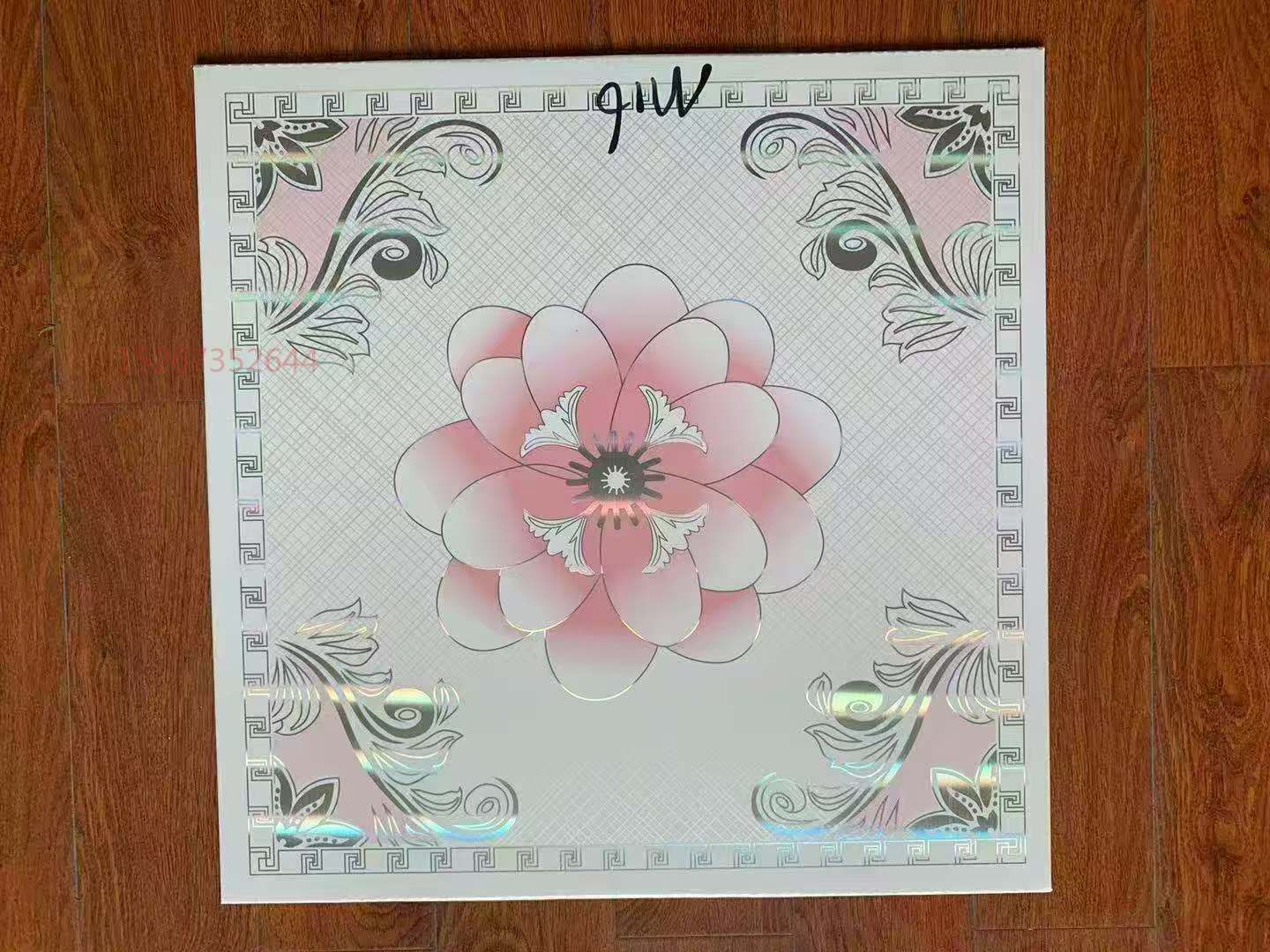 天花板60*60 pvc扣板 60*60方板  方块集成吊顶材料  方形pvc吊顶扣板  熟胶天花板详情3