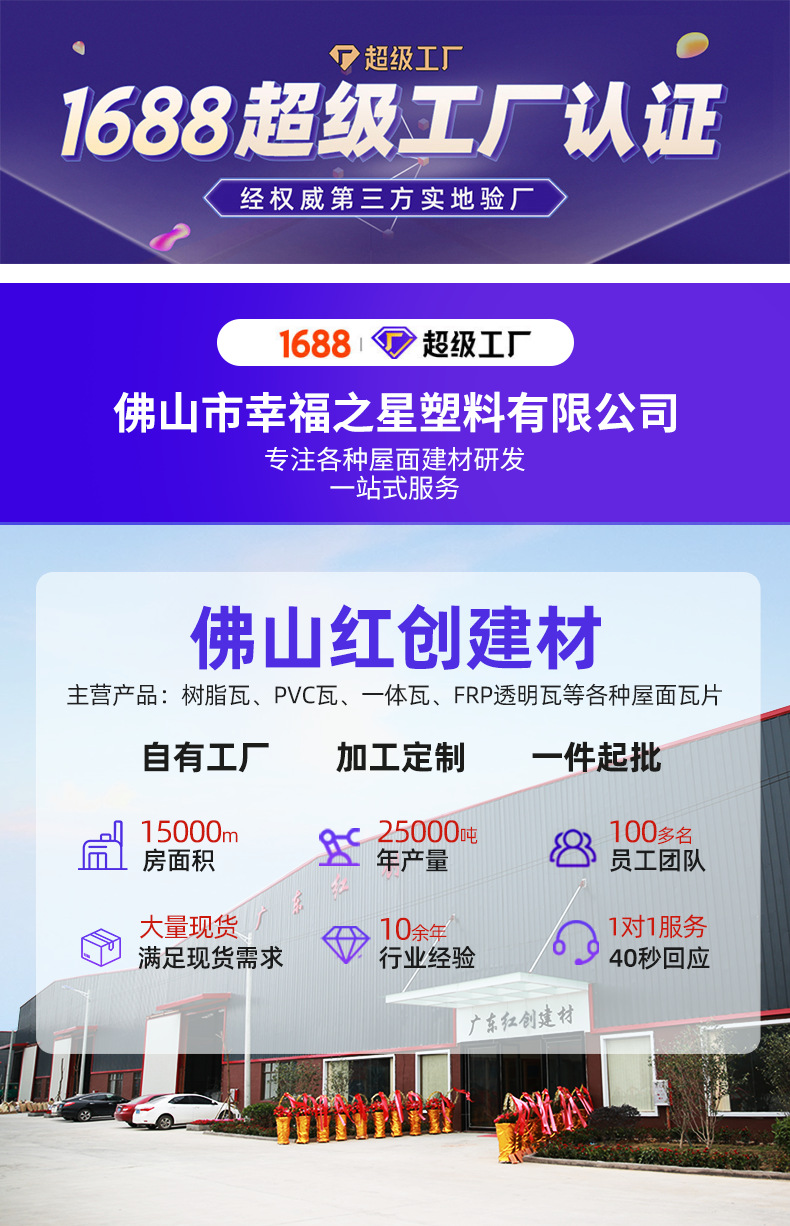厂家直销合成树脂瓦 别墅瓦片隔热屋面瓦 屋顶塑料建材仿古琉璃瓦详情1