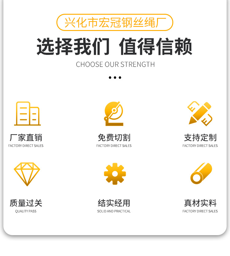 304不锈钢包塑钢丝绳包胶涂塑绳晾衣葡萄架绳0.8/1mm1.5mm等详情3