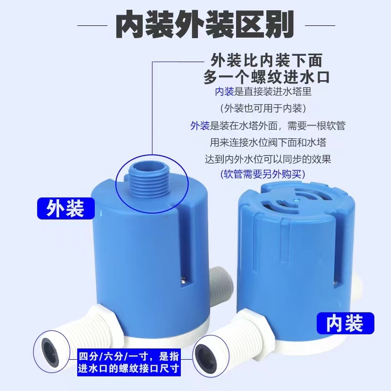 水位控制器浮球阀全自动家用上水补水水箱水塔水池水满自停开关阀详情2