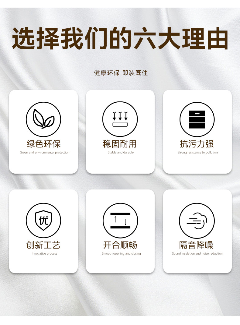 实木门室内隔音卧室门客厅门厕所门烤漆套装门简约轻奢碳晶门批发详情7