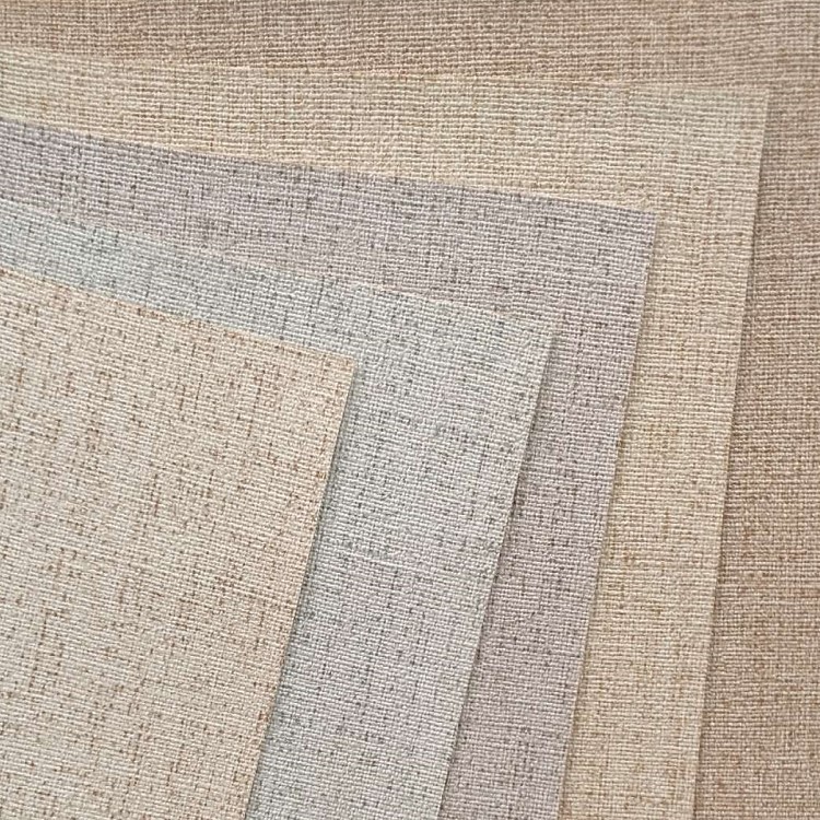 素色亚麻家装卧室客餐厅墙布酒店工程墙布防水防火十字布基详情2