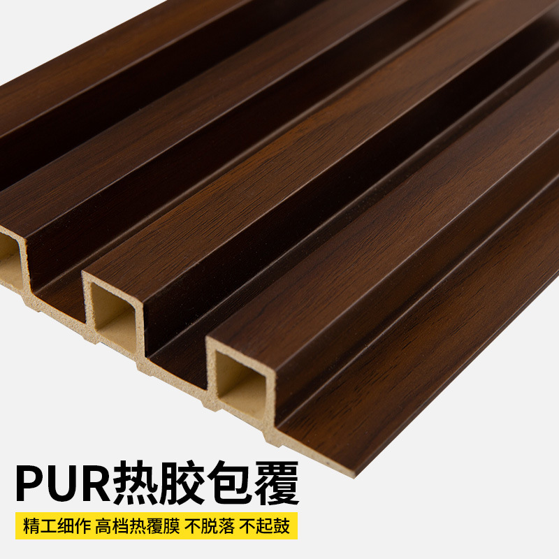 长城板半圆格栅大格栅小格栅pvc木塑格栅背景墙详情7