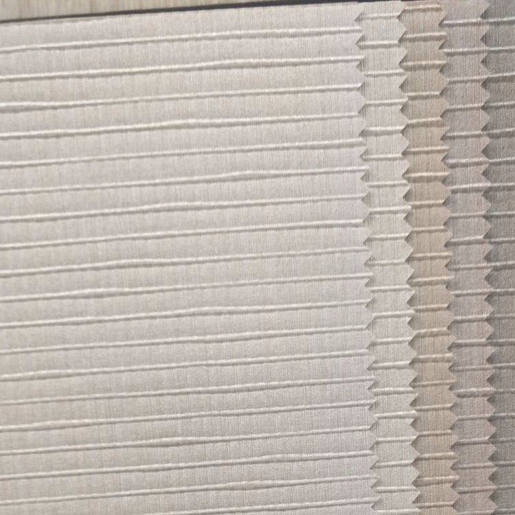 PVC工程墙布酒店工程装饰壁布防水防火十字布基面料供应详情3