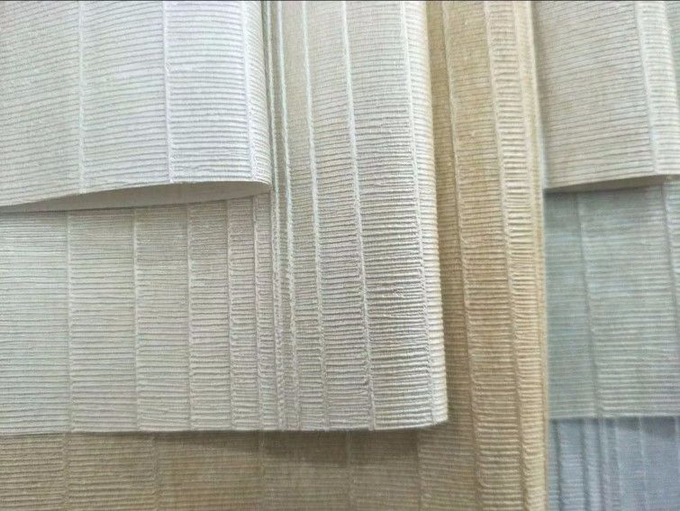 PVC工程墙布现代简约酒店装修墙布素色欧式家装专用墙布面料详情4