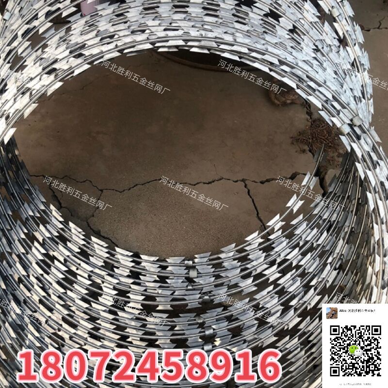 刀片刺绳 刀片刺丝 刀片刺网  铁丝网 刀刺 优势产品 河北货源工厂 bto-22 x7kg 10m详情4