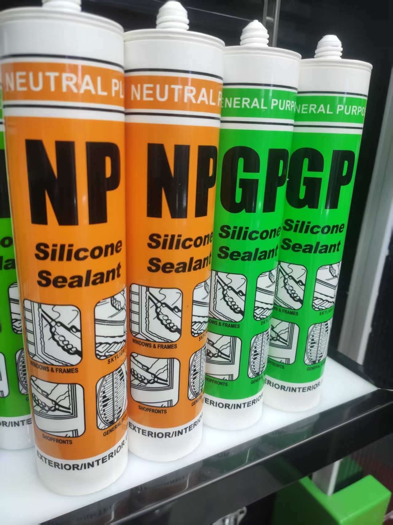玻璃胶源头工厂 NP 好品质 可OEM/ODM   210ML/240ML/280ML  容量可定做 量大价优详情2