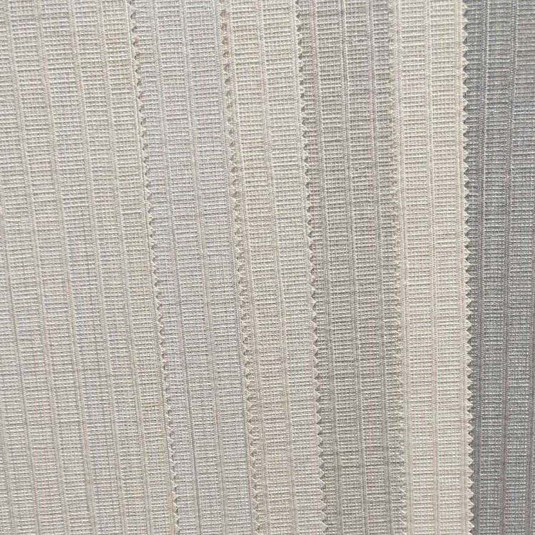竖条纹素色简约现代工程墙布酒店工程装饰壁布十字布基防水防火详情3