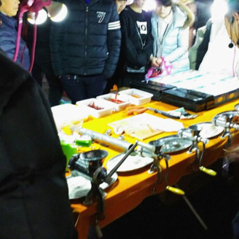单功能5号铝合金手摇手动绞肉机外贸详情4