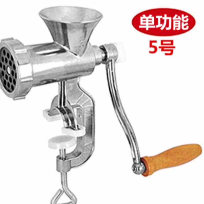 单功能5号铝合金手摇手动绞肉机外贸详情3
