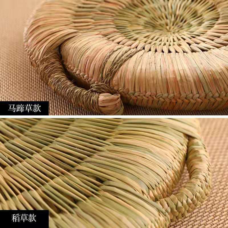 禅修垫拜佛垫家用草编垫子坐垫蒲团榻榻米蒲垫地板卧室地上打坐垫详情3