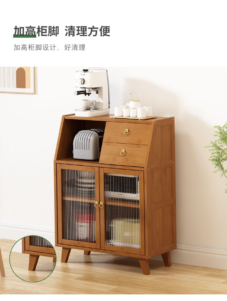 z澤瞏工厂直營家用餐边柜厨房碗柜橱柜收纳储物子柜现代靠墙高柜详情12