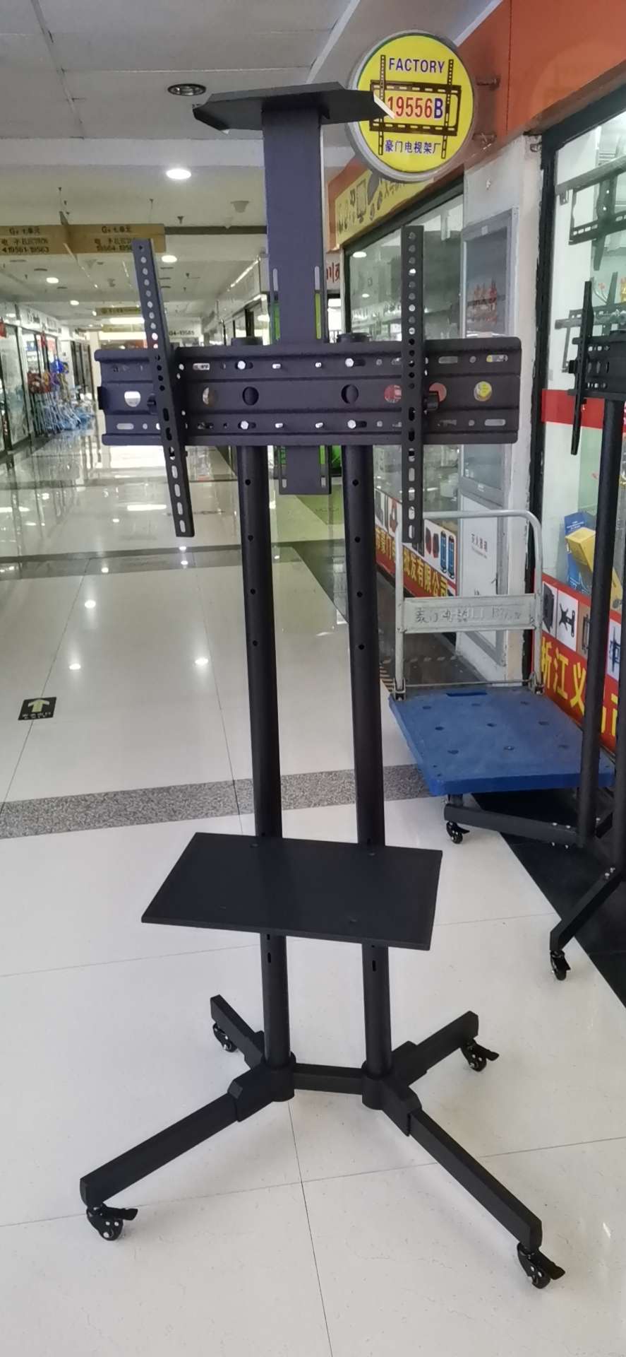 液晶电视移动推架，电视落地架，1500型号外贸内贸批发厂家直销。详情3