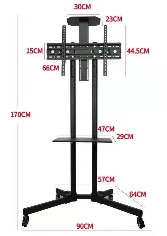 液晶电视移动推架，电视落地架，1500型号外贸内贸批发厂家直销。详情2