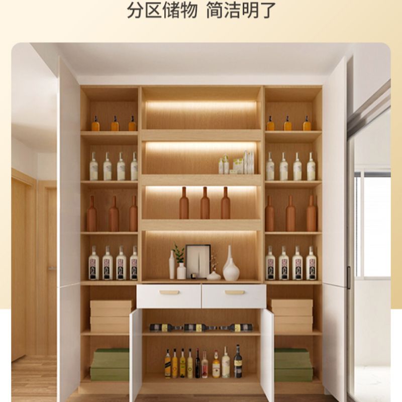 全屋可定整体衣柜家具卧室客厅衣柜家用 轻奢简约风详情3