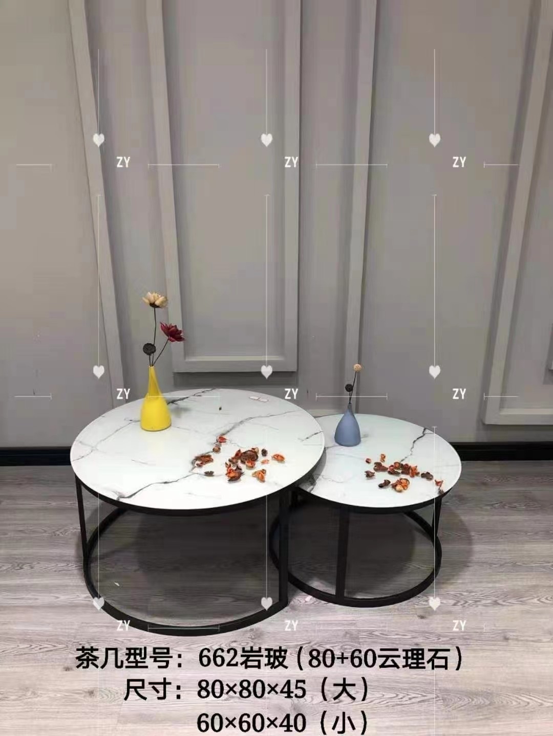 吕字家具-边几茶桌客厅家用小户型茶几轻奢现代桌子简易北欧创意网红圆桌详情9