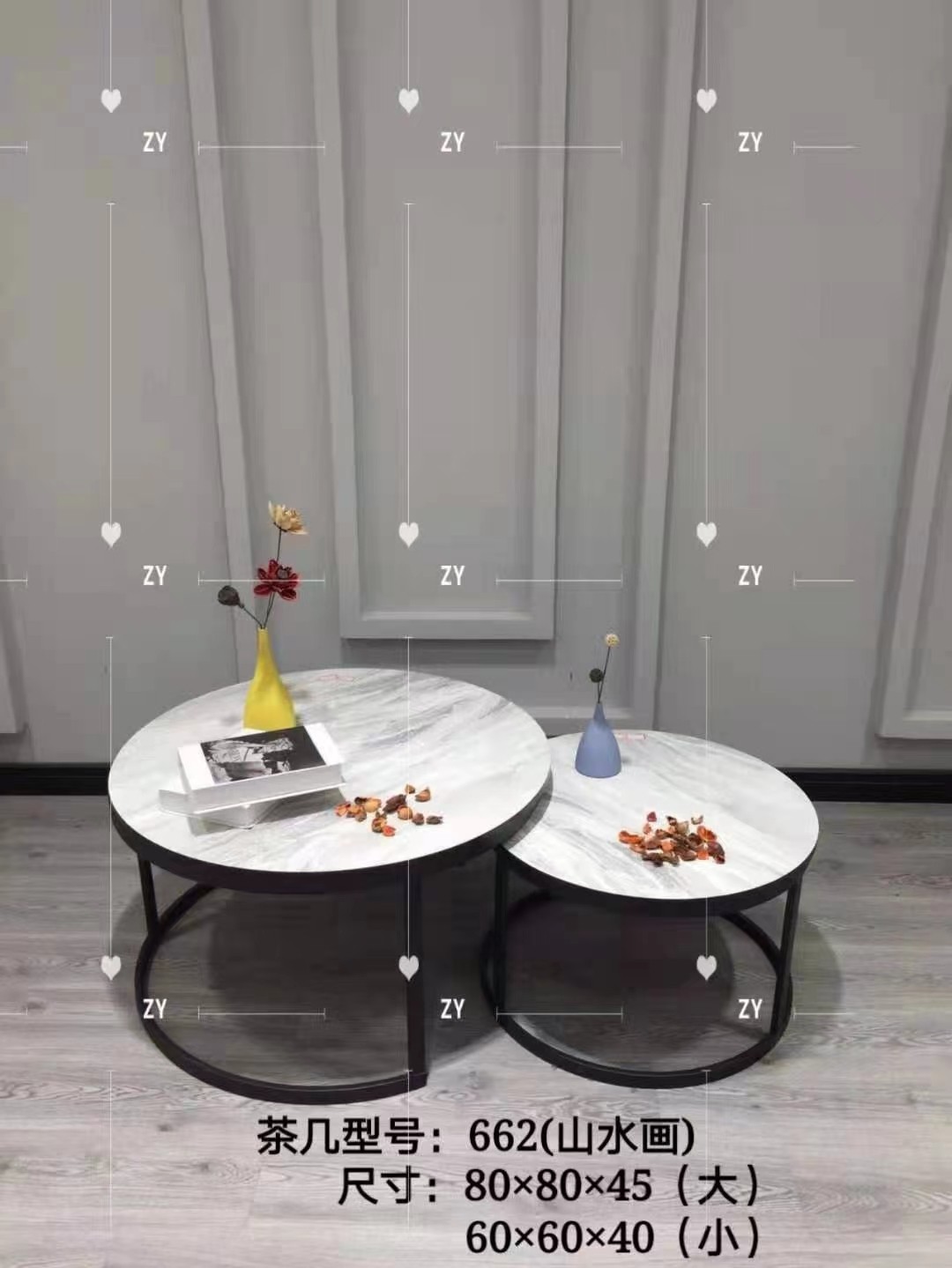 吕字家具-边几茶桌客厅家用小户型茶几轻奢现代桌子简易北欧创意网红圆桌详情7