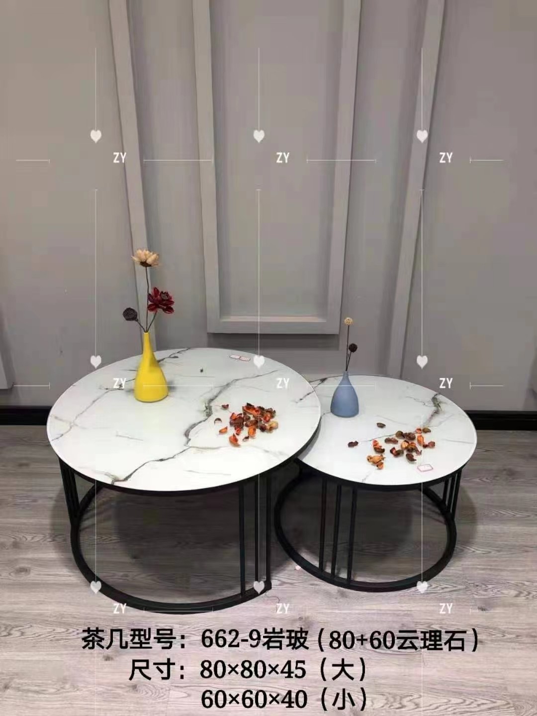 吕字家具-边几茶桌客厅家用小户型茶几轻奢现代桌子简易北欧创意网红圆桌详情11