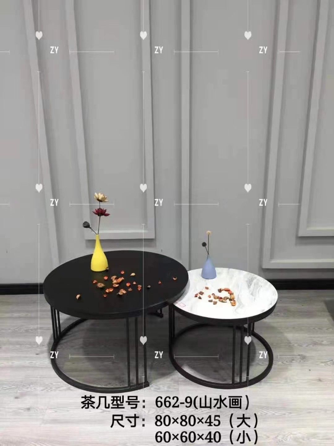 吕字家具-边几茶桌客厅家用小户型茶几轻奢现代桌子简易北欧创意网红圆桌详情10