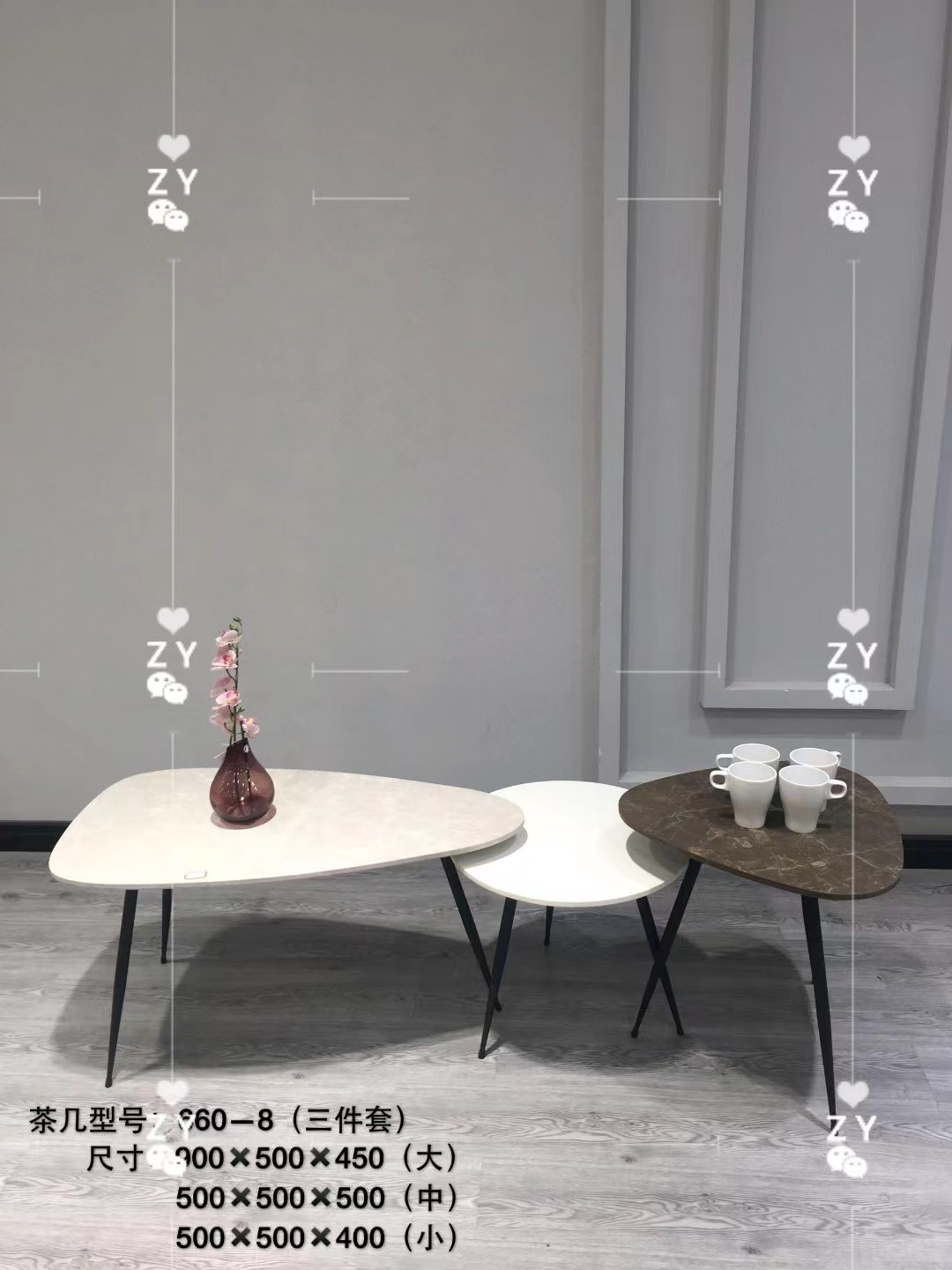 吕字家具-边几茶桌客厅家用小户型茶几轻奢现代桌子简易北欧创意网红圆桌详情4