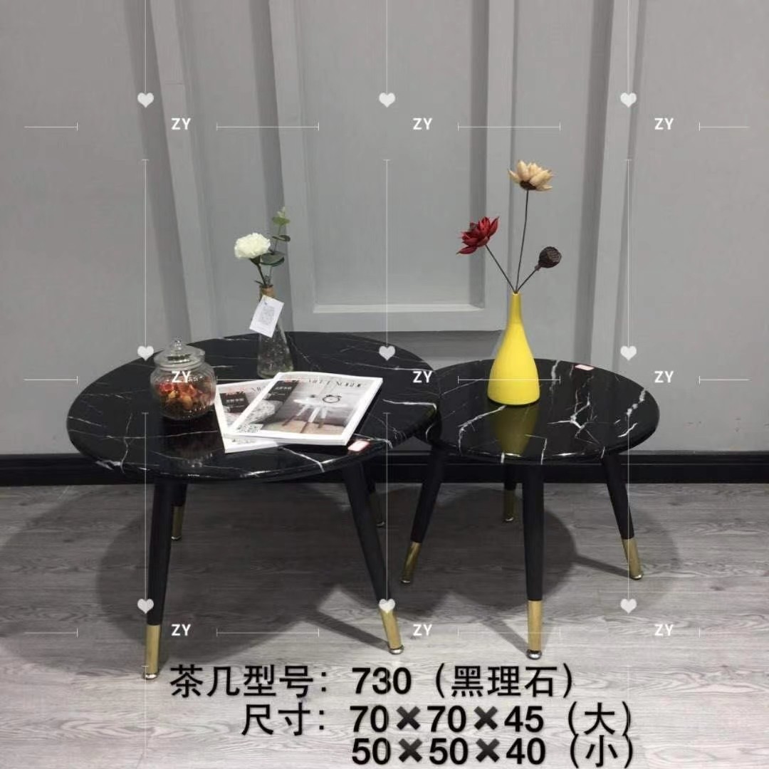 吕字家具-茶几现代小户型客厅家用北欧圆形桌子简约网红伸缩茶几详情19