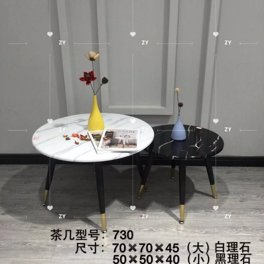 吕字家具-茶几现代小户型客厅家用北欧圆形桌子简约网红伸缩茶几详情17