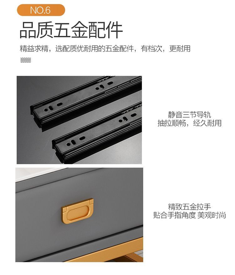 北欧轻奢电视柜茶几组合简约伸缩电视机柜小户型家用客厅电视柜详情13