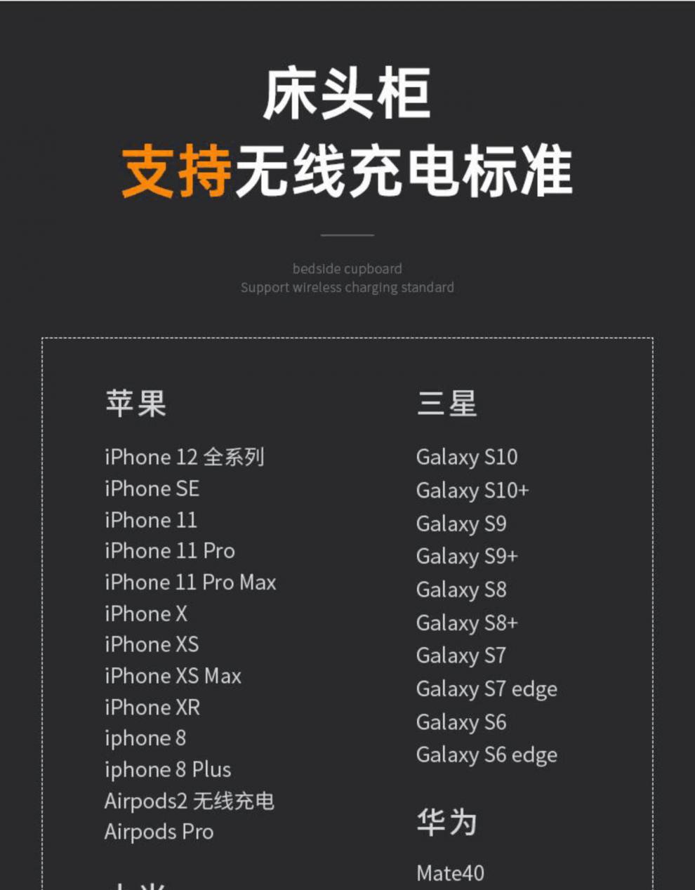 小型智能床头柜带保险箱轻奢迷你床边柜子可无线充电卧室收纳柜窄详情10