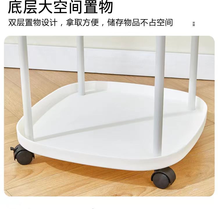 小户型带轮储物柜ins客厅收纳柜零食柜移动边几小茶几北欧床头柜详情10