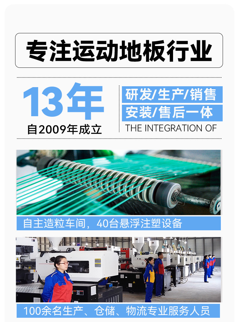 悬浮地板篮球场室外羽毛球幼儿园户外学校操场运动塑料拼装地板详情13