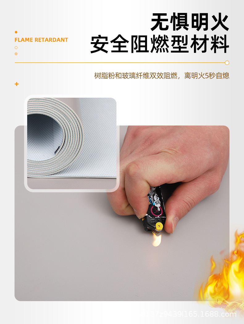 灰色PVC塑胶地板革商用加厚耐磨地毯防水泥地垫直接铺厂房地胶垫详情8