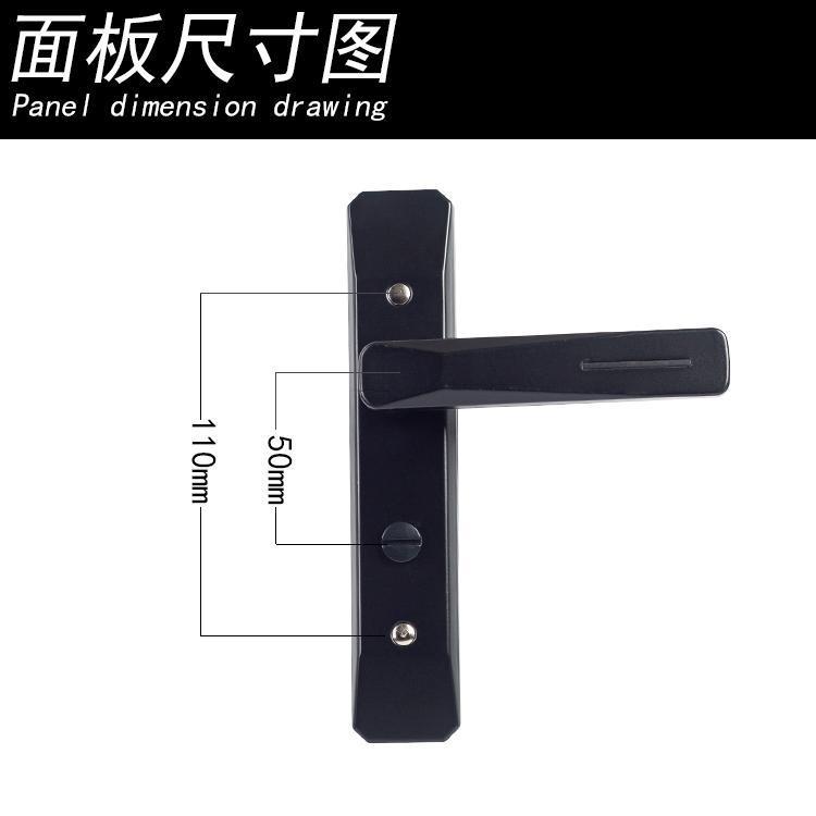 卫浴门锁铝合金门锁单舌执手锁厕所厨房玻璃门锁卫生间洗手间门锁详情10