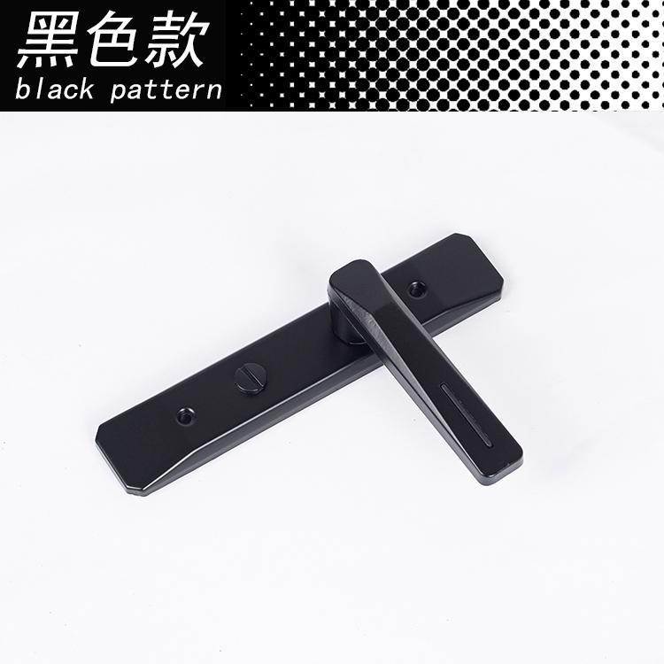 卫浴门锁铝合金门锁单舌执手锁厕所厨房玻璃门锁卫生间洗手间门锁详情6