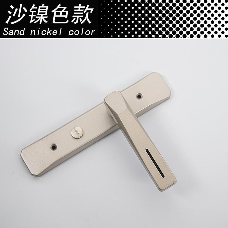 卫浴门锁铝合金门锁单舌执手锁厕所厨房玻璃门锁卫生间洗手间门锁详情1