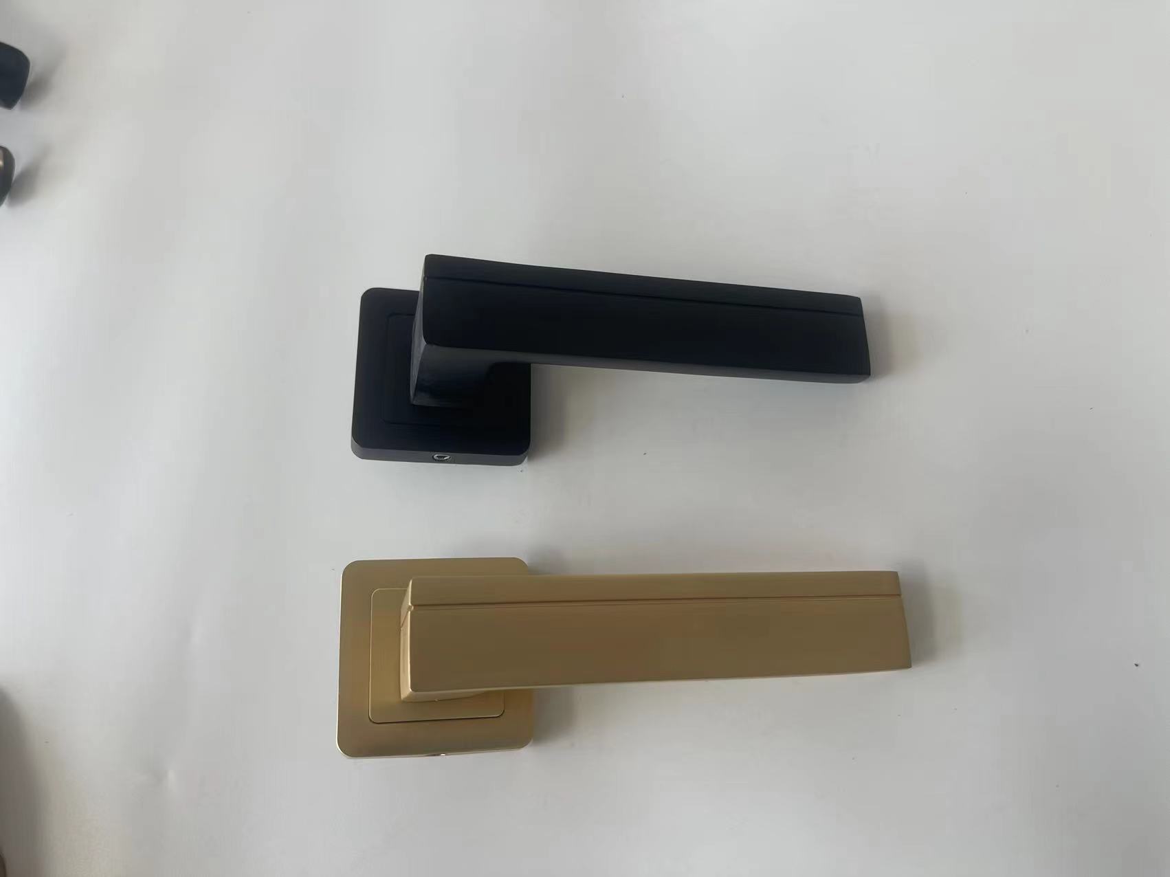 外贸出口铝合金门把手详情4