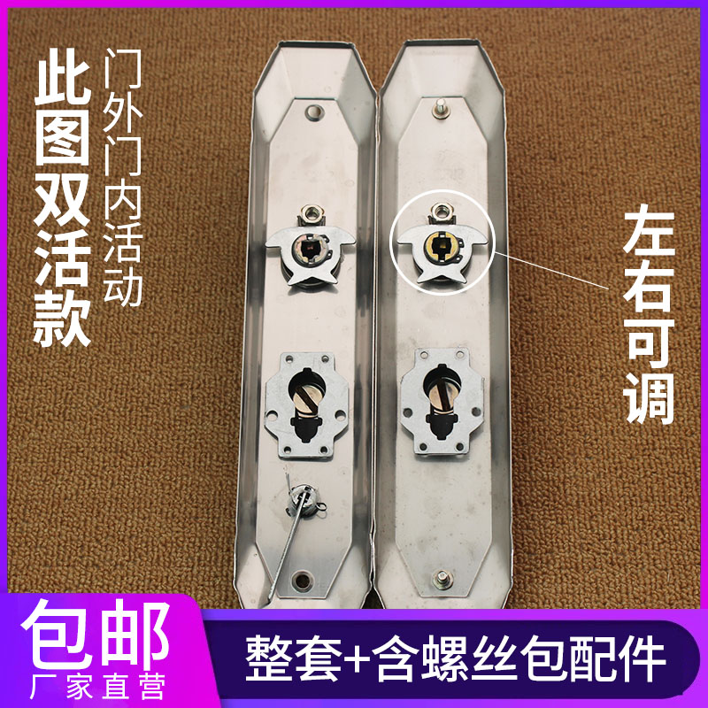 菱形入户拉手防盗门拉手不锈钢门锁开门面板室内入户大门双活别墅详情6