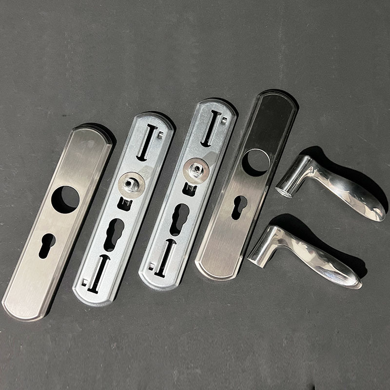 802-01双盖板可调孔距室内门门锁把手家用卧室门内门执手锁拉手详情3
