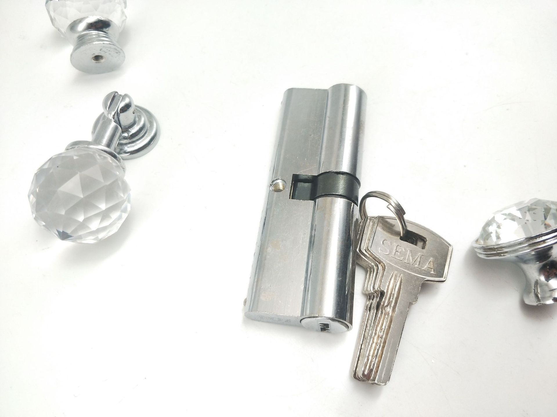 90双开锌合金材质锁芯 配电脑钥匙详情3