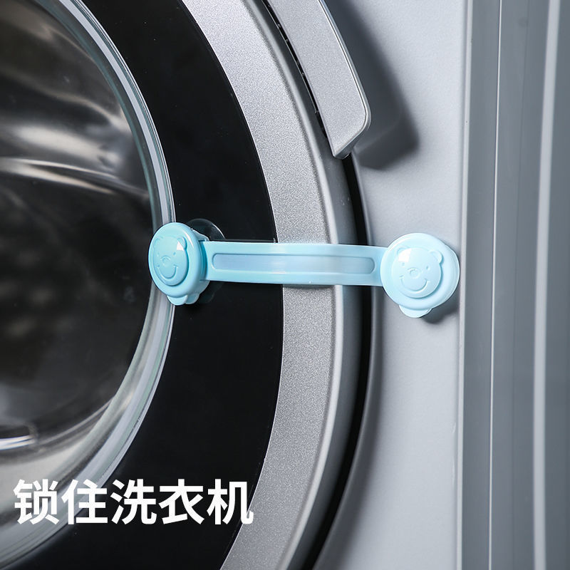 多功能宝宝防夹手抽屉锁儿童安全锁婴儿防护儿童用品柜门熊头锁扣详情4