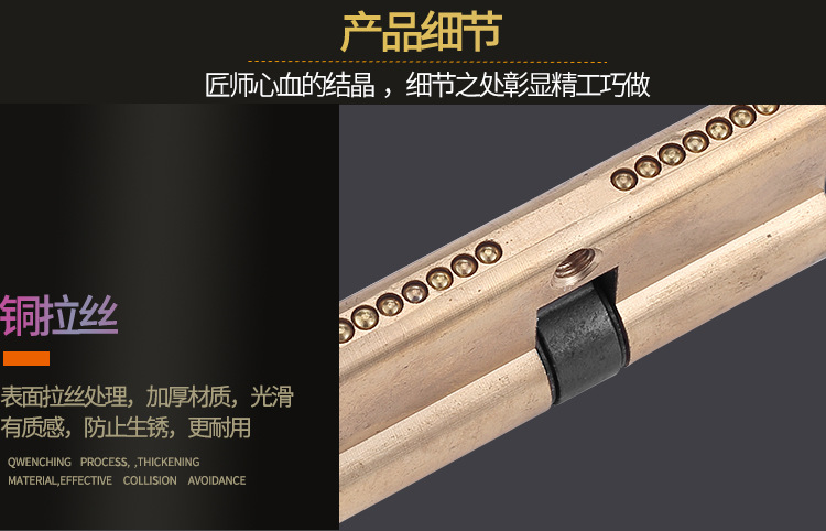 七彩B级小塑盒锁芯防盗门通用型B级双面防撬锁芯纯铜AB钥匙纯铜详情5