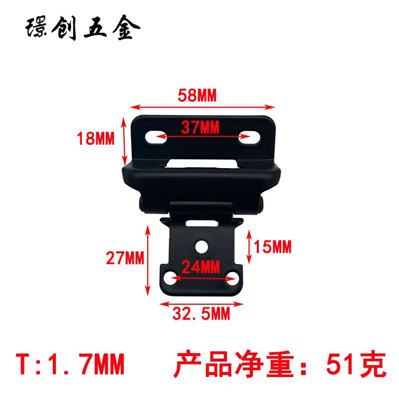 弹簧合页批发家具五金配件橱柜衣柜门铰美式合页自关铰链门窗合页详情8