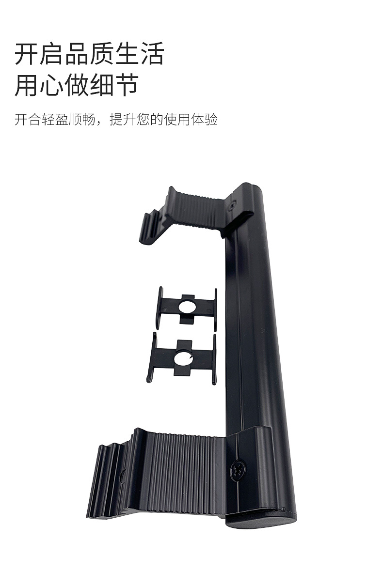 厂家直供铝合金LS15拉手 门窗机械推拉门拉手外销玻璃门拉手详情4