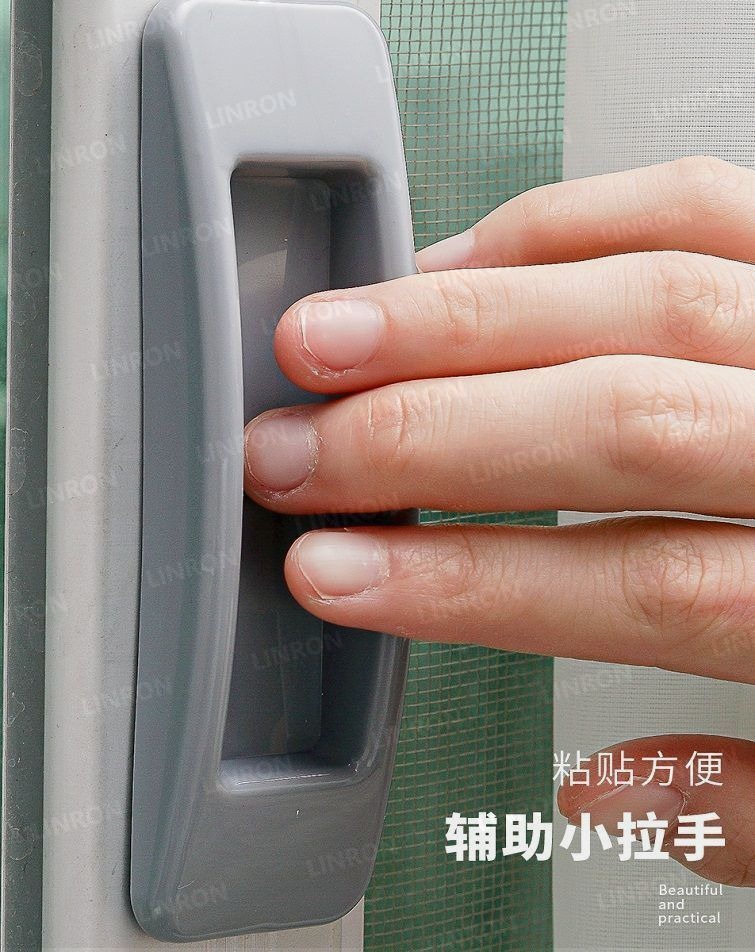 门把手免打孔窗户粘贴式衣柜拉手器强力粘胶阳台玻璃推拉移门拉手详情2