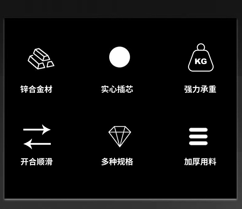 家用卧室房门防盗旋转左右插销 免打孔房间门窗左右旋钮门扣门栓详情4