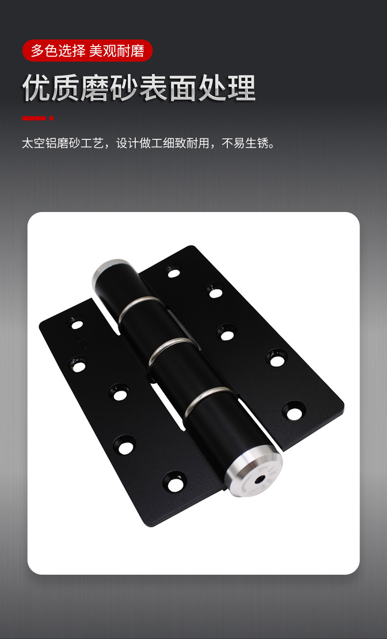 缓冲静音隐形门液压合页缓冲自动闭门左右合页多功能批发液压合页详情6