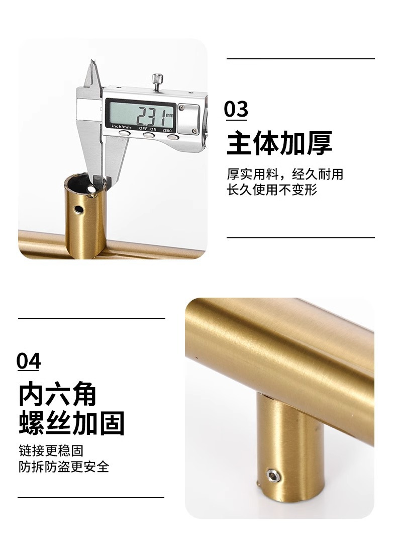 304不锈钢玻璃拉手把手加厚大门扶手推拉门木门无框门大拉手详情29