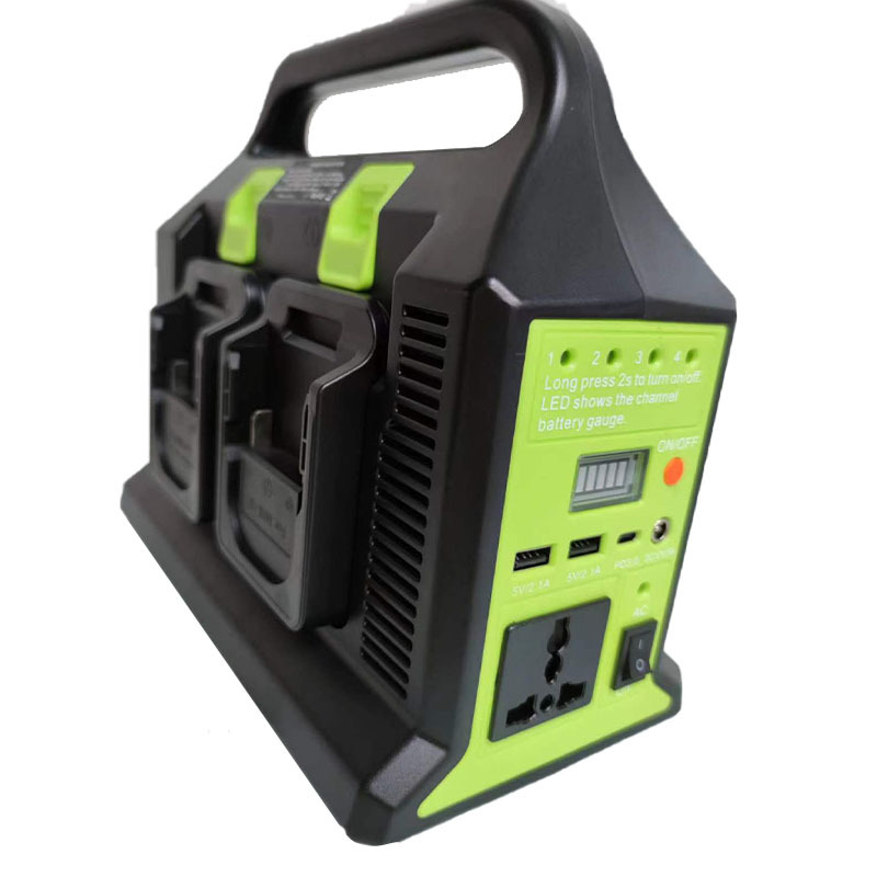 适配牧田得伟米沃奇博世威克士工匠110V/220V 锂电池四通道逆变器详情4