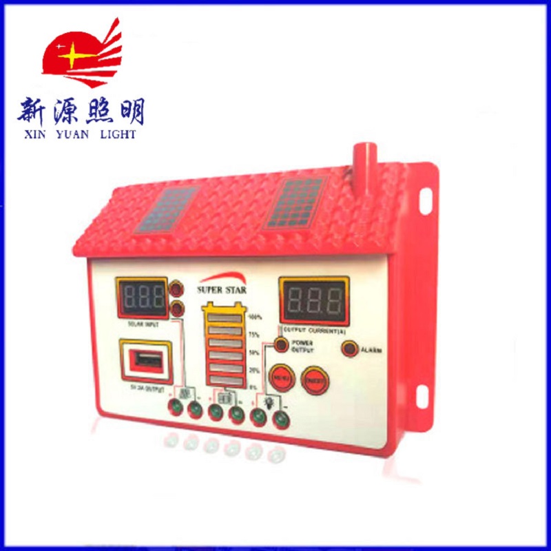 新款10A-60A太阳能控制器12/24V家用光伏智能MPPT太阳能控制器详情2