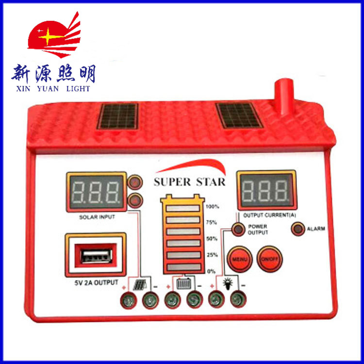 新款10A-60A太阳能控制器12/24V家用光伏智能MPPT太阳能控制器详情1